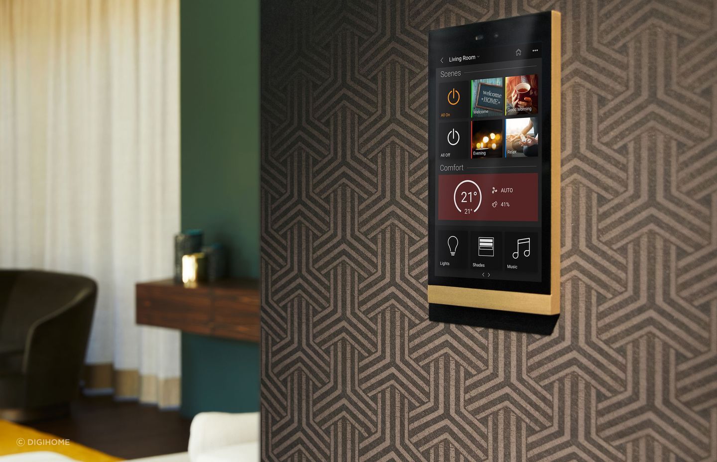 A quality solution like Premium Home Automation can be controlled by touch screen, smartphone, soft switches or voice activation.