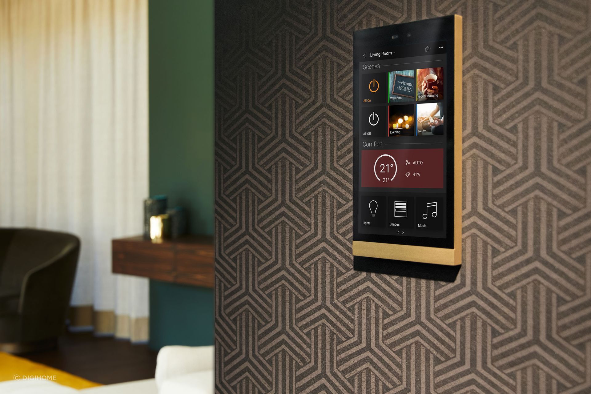 A quality solution like Premium Home Automation can be controlled by touch screen, smartphone, soft switches or voice activation.