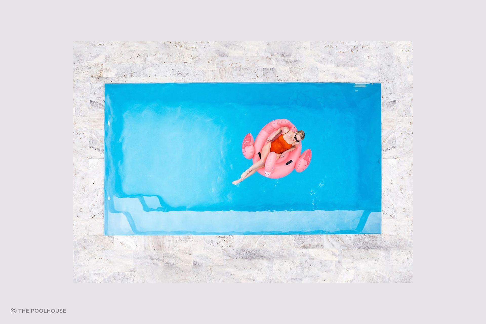 A great example of the classic rectangular shaped pool with the stylish Capri Pool from The PoolHouse.