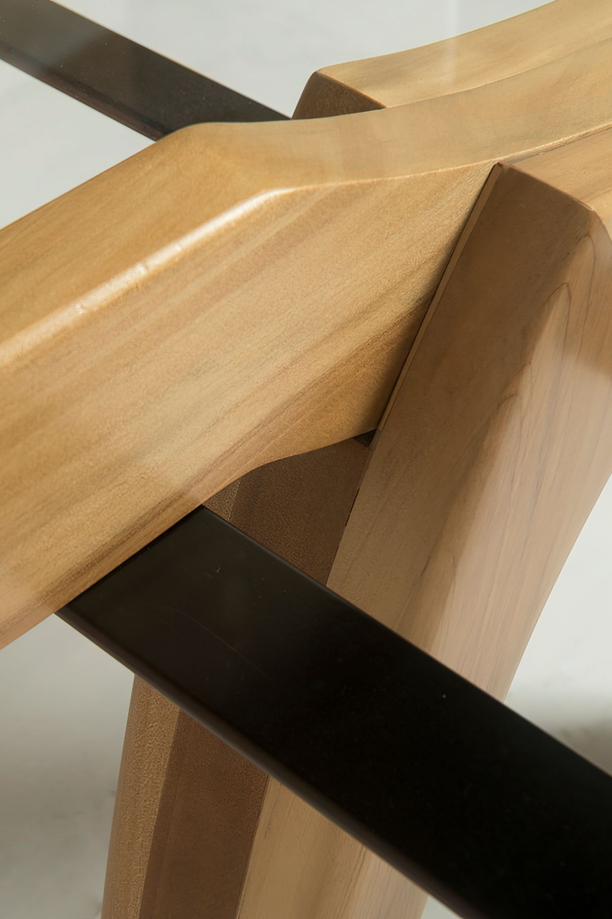 “The curves and shapes of this piece can only really be achieved by a draw blade and spokeshave, rather than a CNC.”