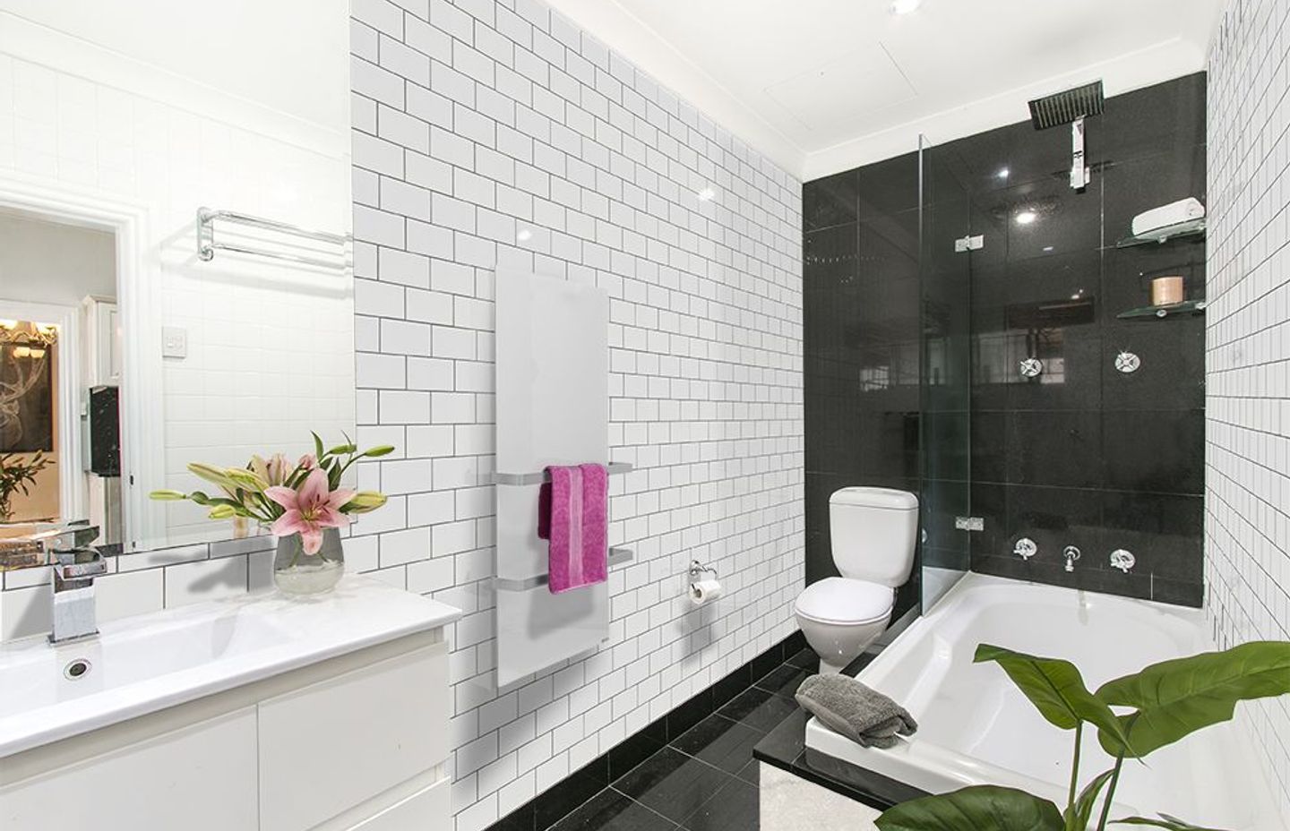 Select XLS bathroom infrared heater by Herschel-Infrared