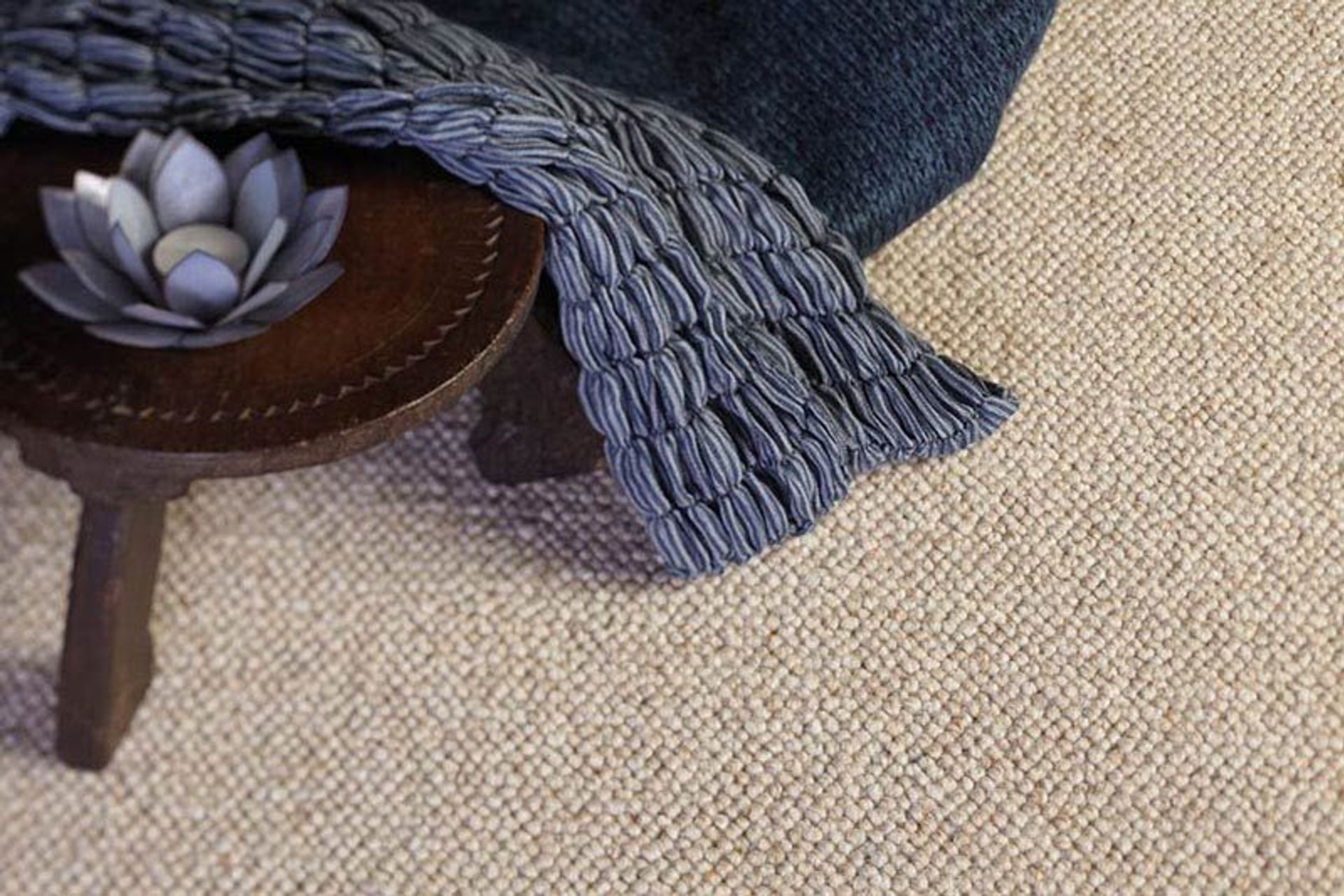 Sherpa 100% wool loop pile carpet by Prestige Carpets