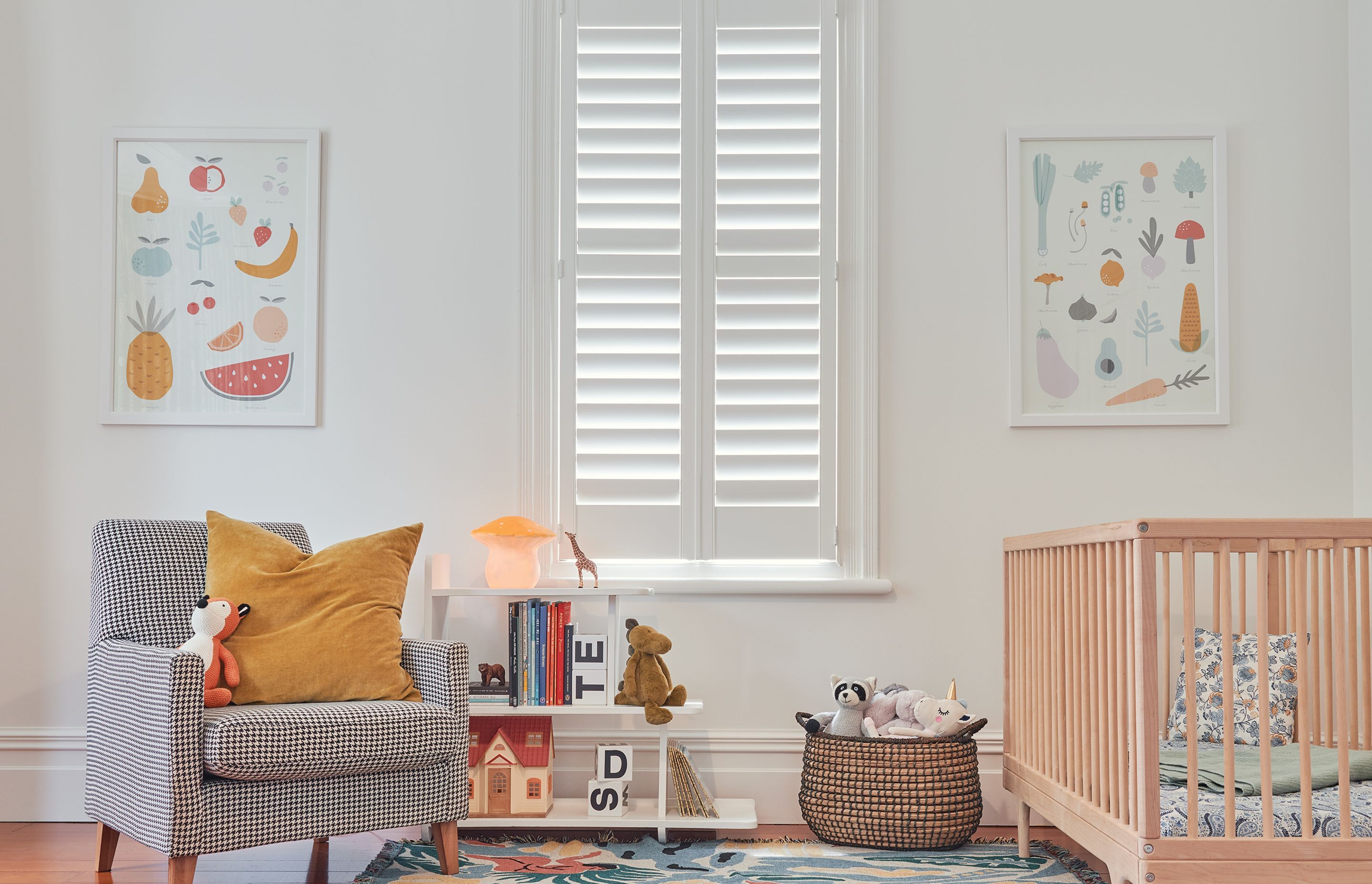 Shutters seamlessly fit the character of a Ponsonby villa.