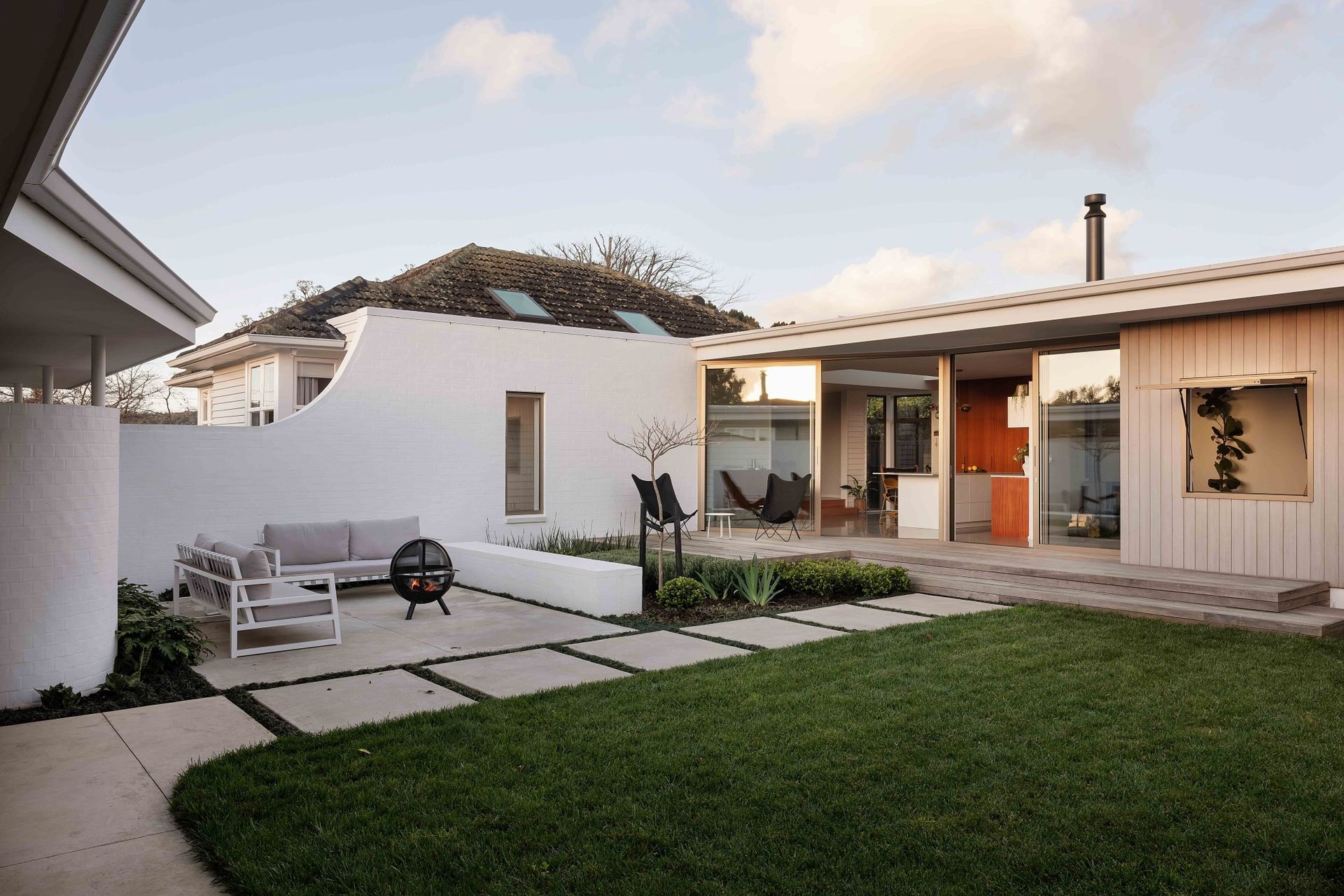 The reveal — an inviting backyard space.