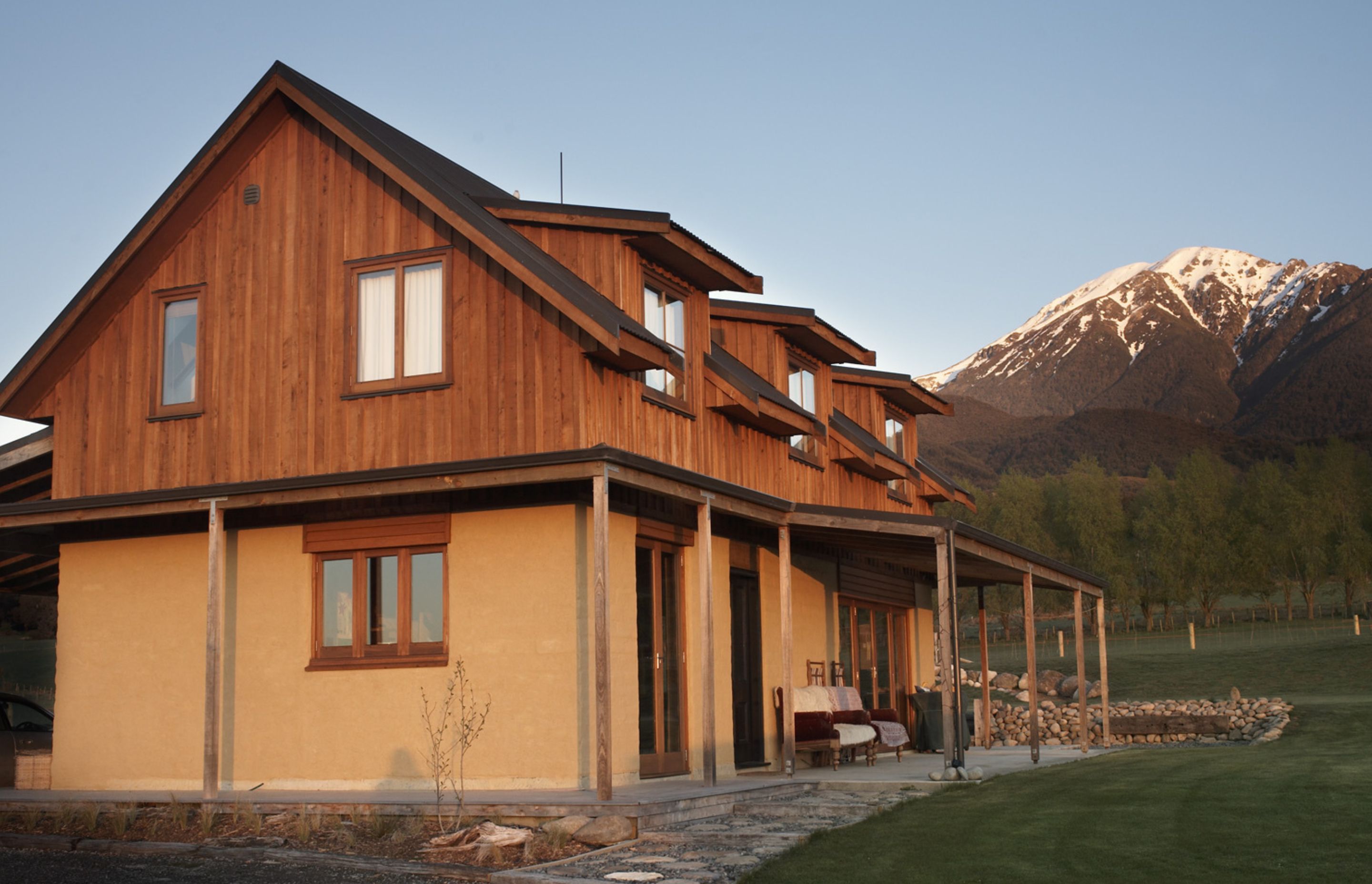 Adobe is a more sustainable option compared to most conventional building systems.