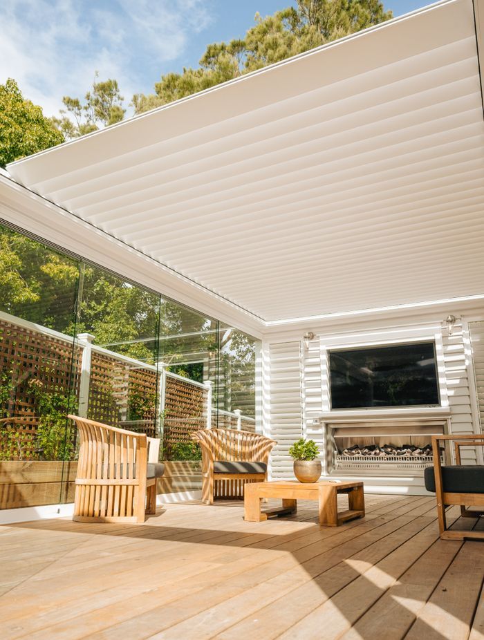 The SunFold retracts up to 75 per cent of the roof area.