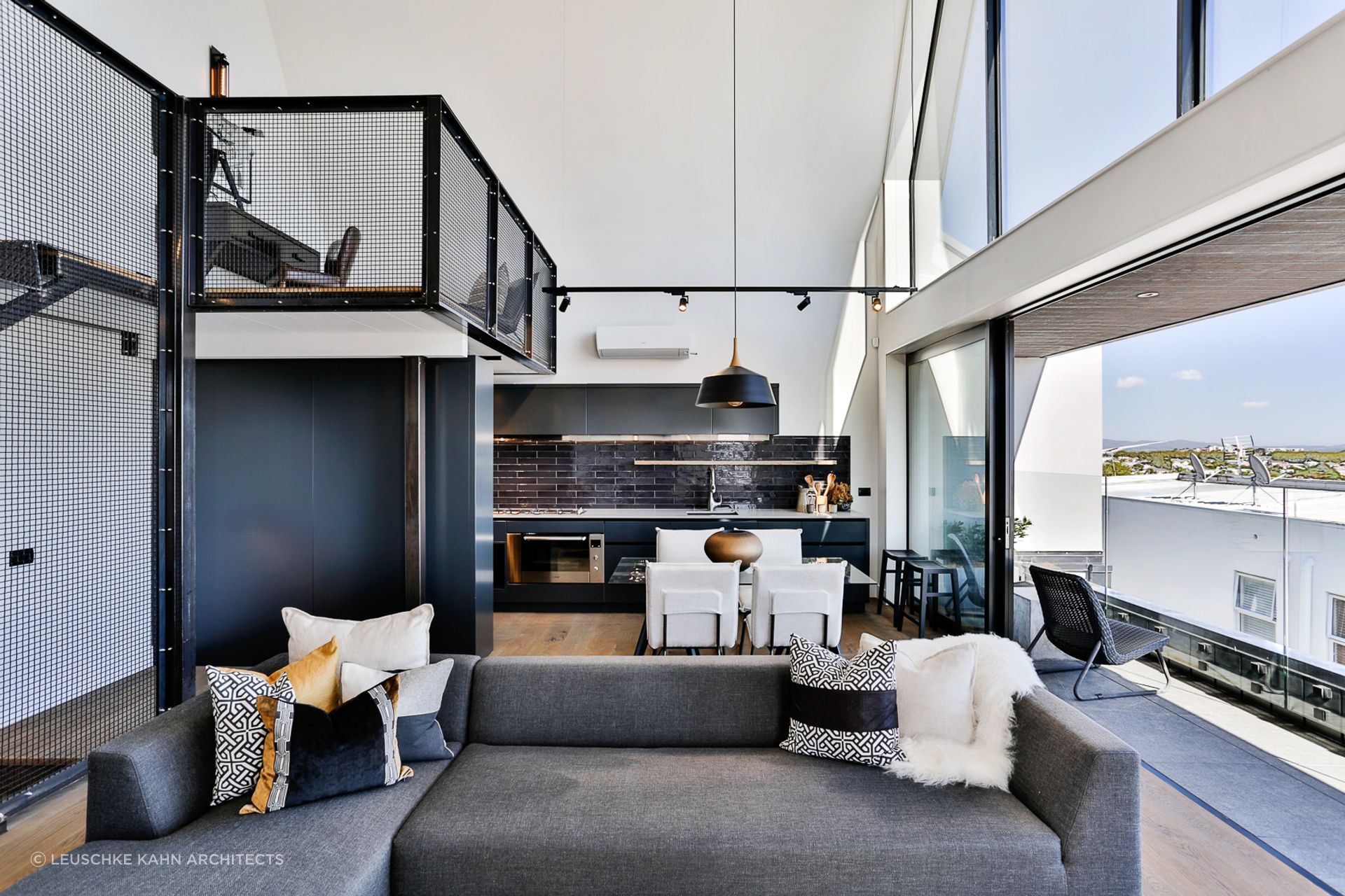 A multi-level layout helps maximise space in the most stylish way.
