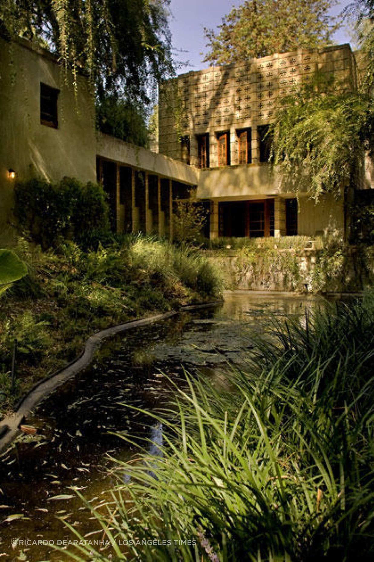American Architect Frank Lloyd Wright's acclaimed work, the Millard House.