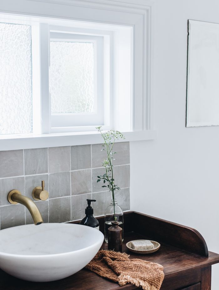 A well-ventilated bathroom is a happy one. The Repose by Tiles of Ezra | Photography by Abbie Melle