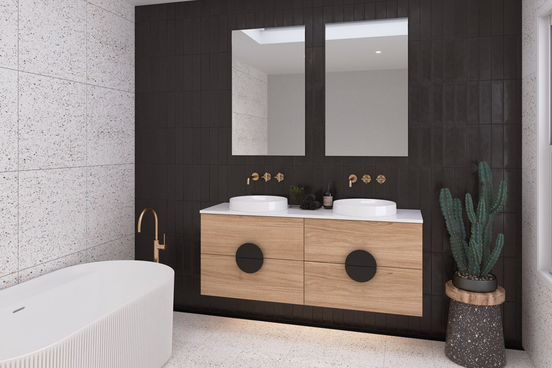 Image courtesy of Timberline Bathroom Products