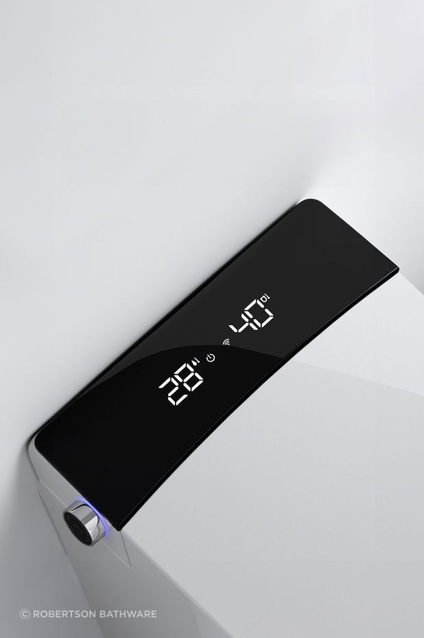 The Fresca bidet seat features instant water heating technology, offering a sleek, minimalist design and continuous warm water for enhanced comfort.