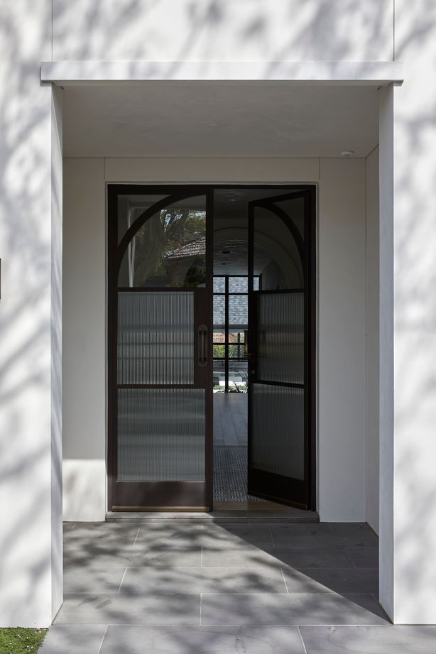 “The homeowners chose a unique colour and we colour-matched a Dulux dark bronze finish.”