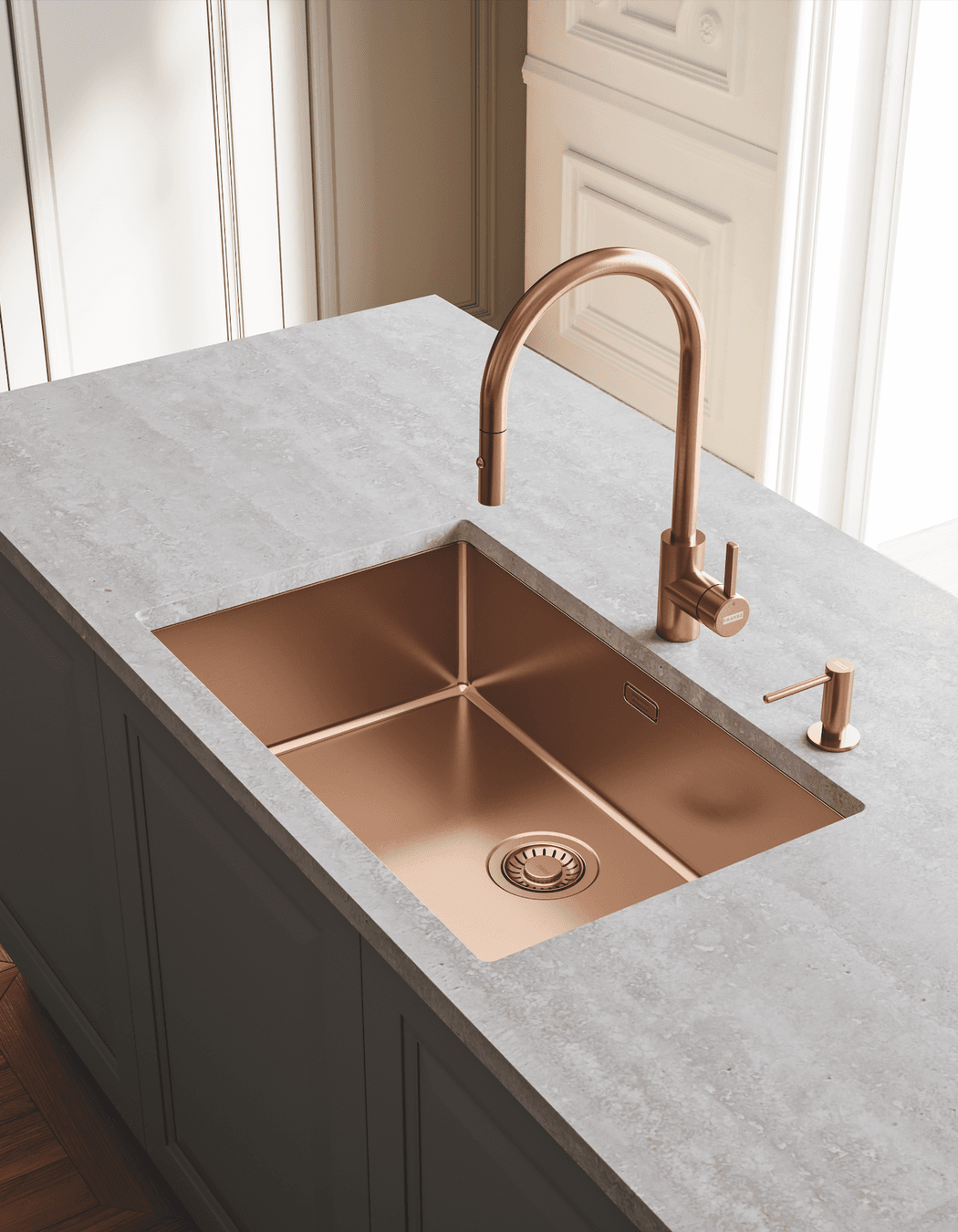 Franke Neo Pullout Tap (Copper).