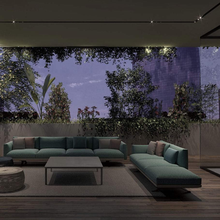 A new combined outdoor lighting and entertainment system