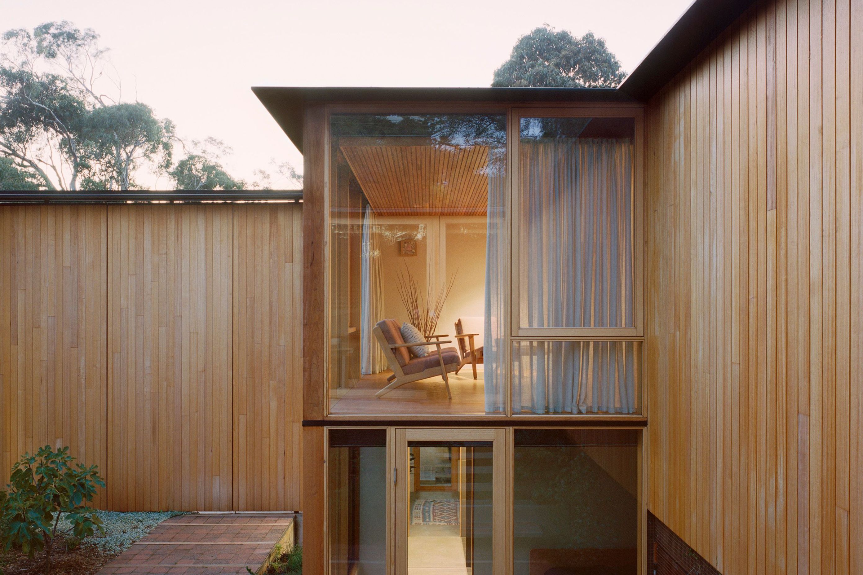 Windows frame the design picture within.