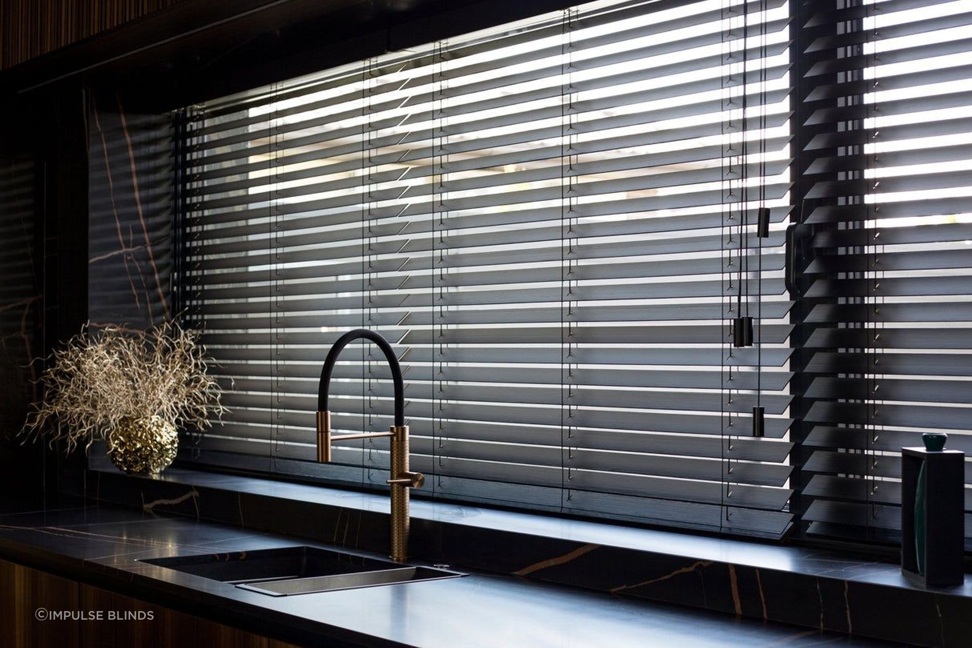 Impulse Blinds has an impressive range of wooden Venetian blinds designed to suit all aesthetics.
