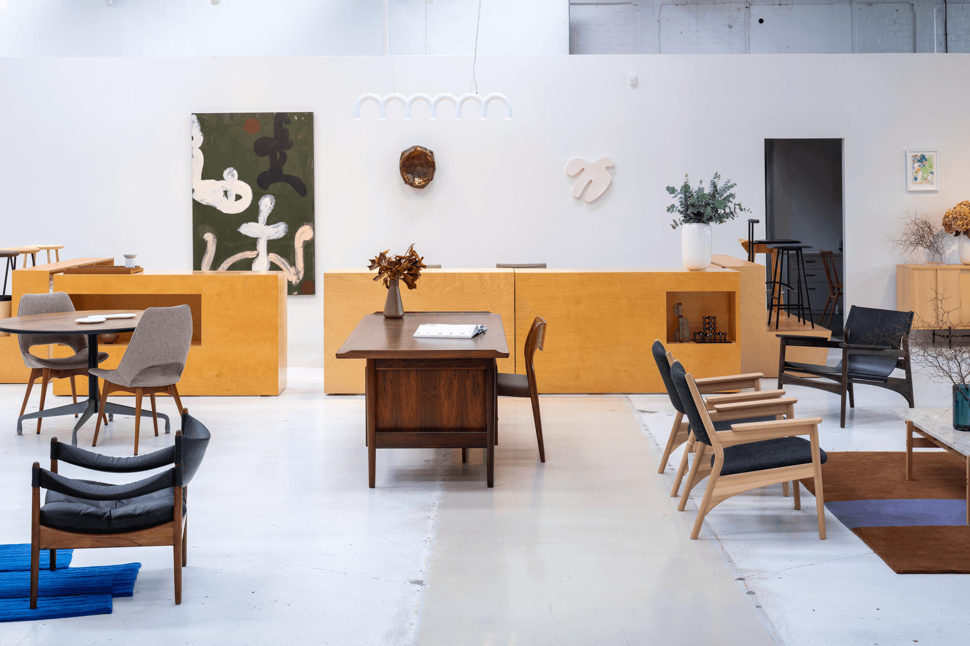 Their collection bridges eras, pairing mid-century icons with contemporary classics that share a common language of honesty and craft. A curatorial eye refined through years of research, restoration and discovery, guided by a pursuit of quality and authenticity. Photography by Simon Devitt.