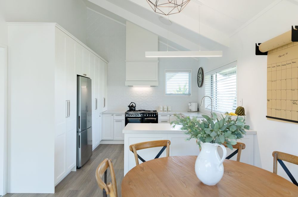 “The client wanted a space that welcomed her home, inviting her to indulge in cooking everyday meals and entertain friends and family."