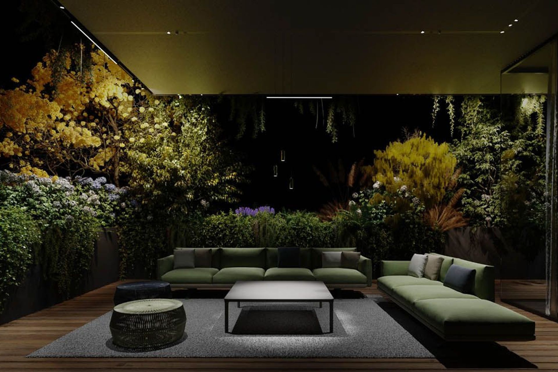 The main goal of the IVY system is to blur the line between indoor and outdoor living.