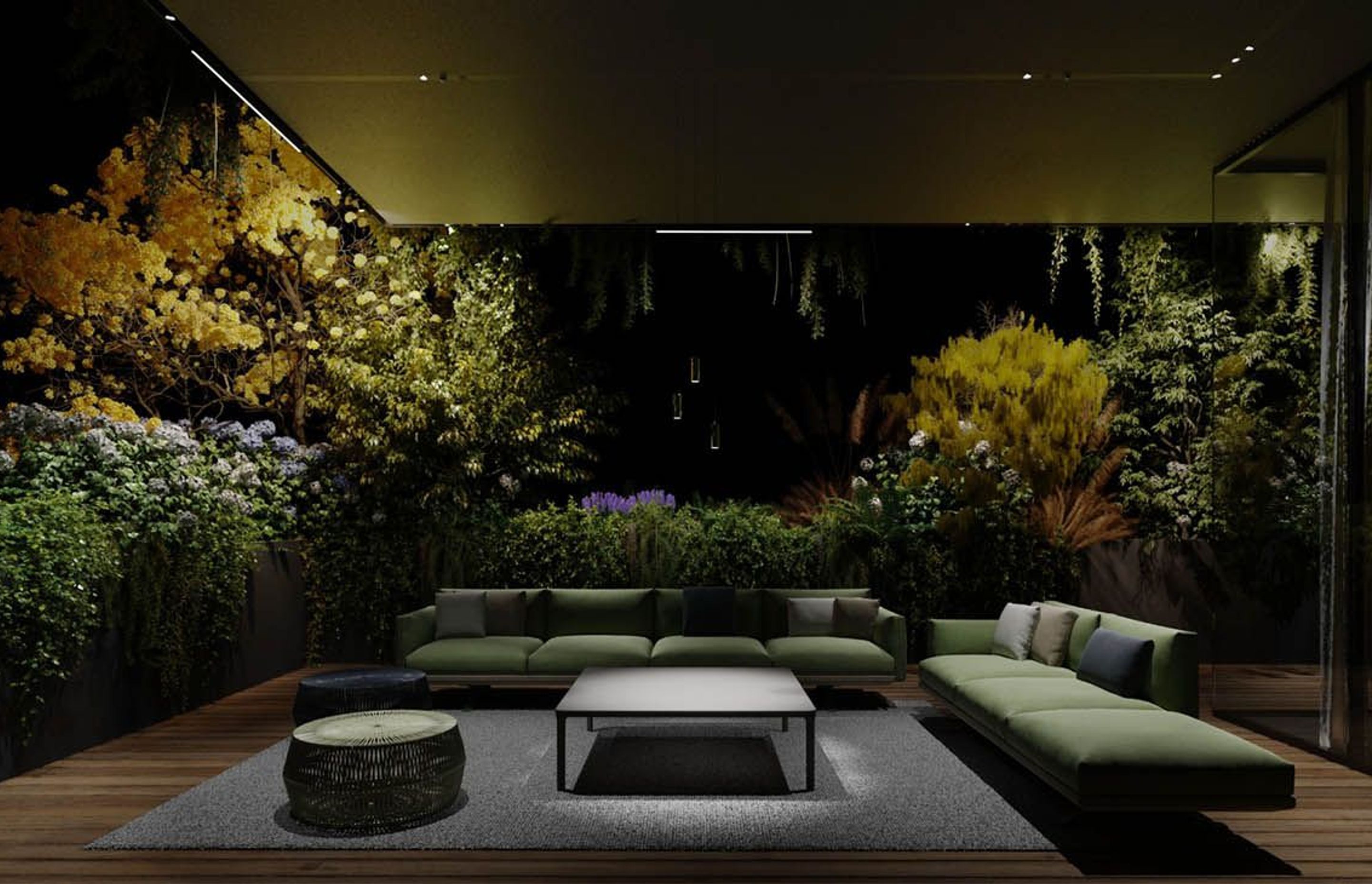 The main goal of the IVY system is to blur the line between indoor and outdoor living.