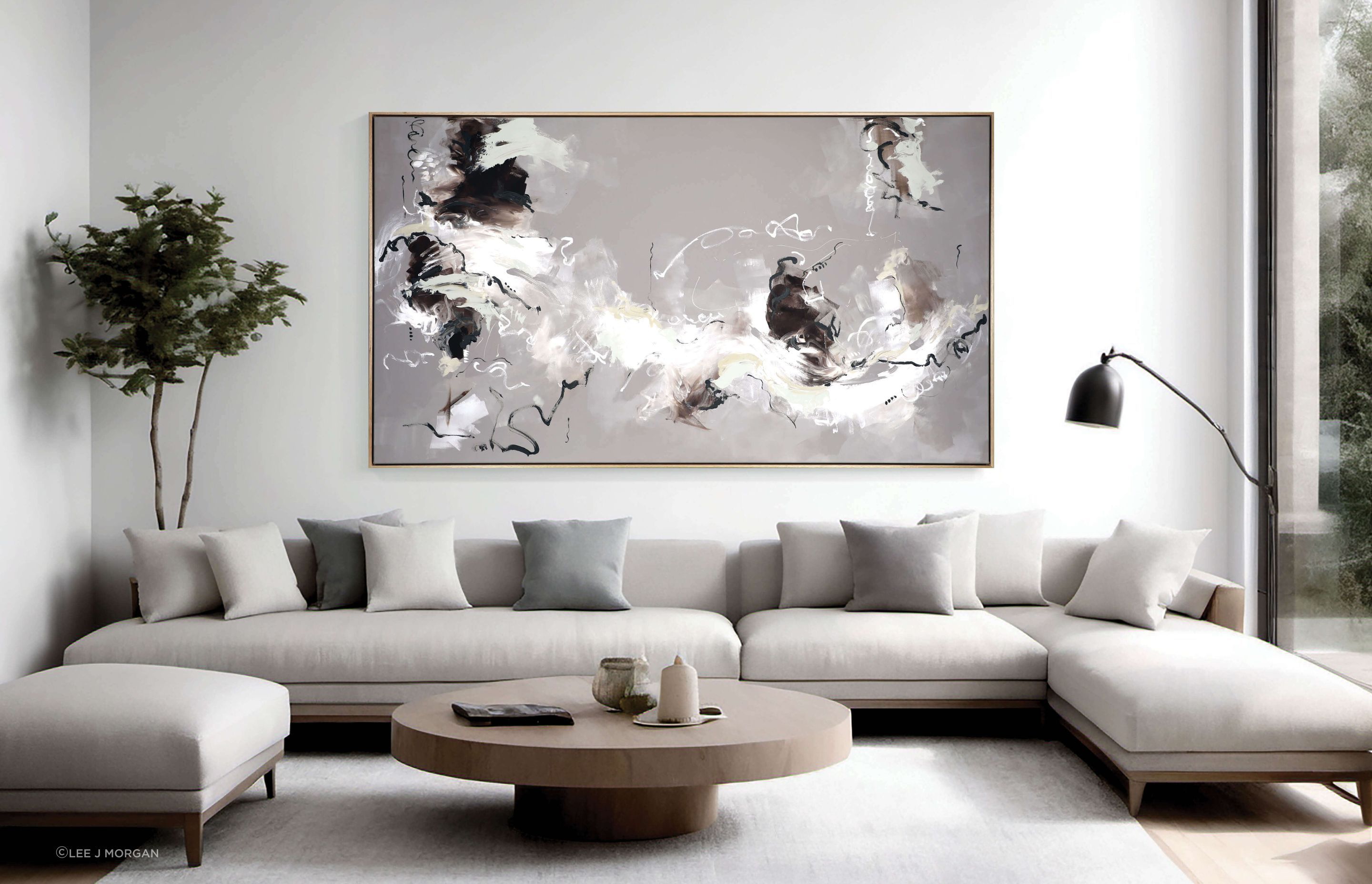 'Warm Renewal' is a striking addition to the Ember collection by Lee J Morgan, capturing the serene aftermath of rain upon cinders, where the final traces of smoke drift gently in the breeze. This piece symbolises resilience and quiet transformation, evoking the earthy scent of damp embers and the lingering haze that signals a moment of renewal.
