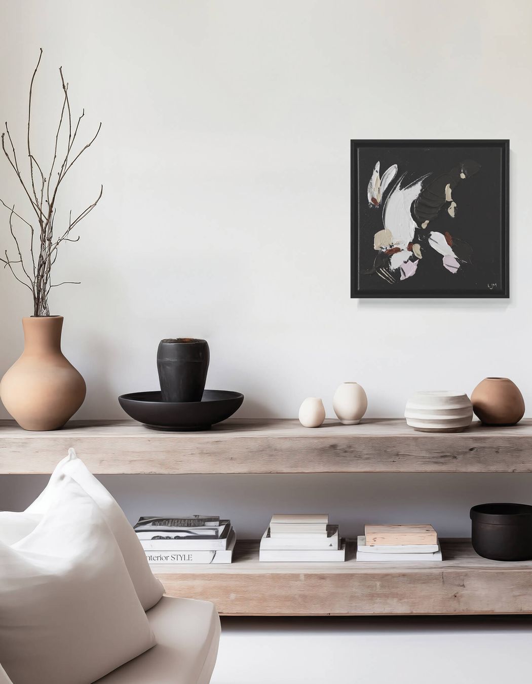 'Come Fly with Me' is a recently sold original artwork by Lee J Morgan that "captures the joy of living in the moment, enjoying the adventure, freedom and romance of being up above the world".