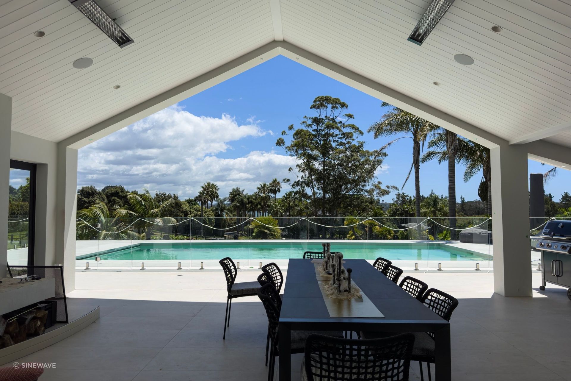 SineWave also designs audio solutions to elevate your outdoor entertaining experience.