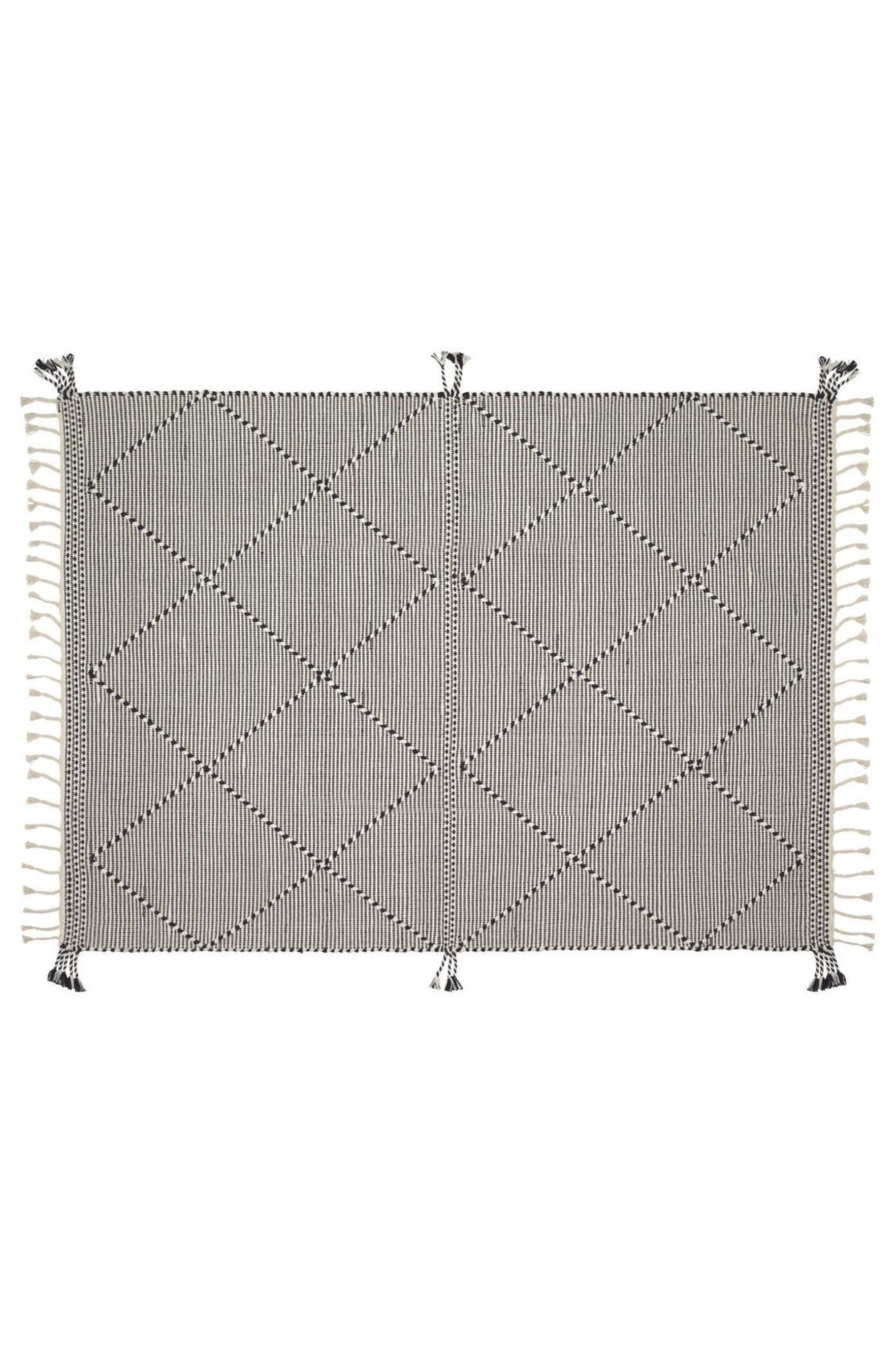 Nurit rug in black by Kave Home