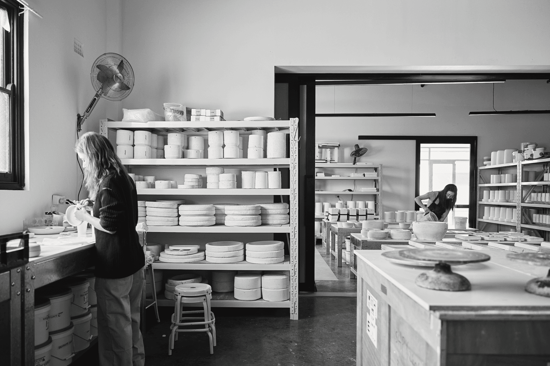 A small team of talented makers bring each piece to life, often made to order.