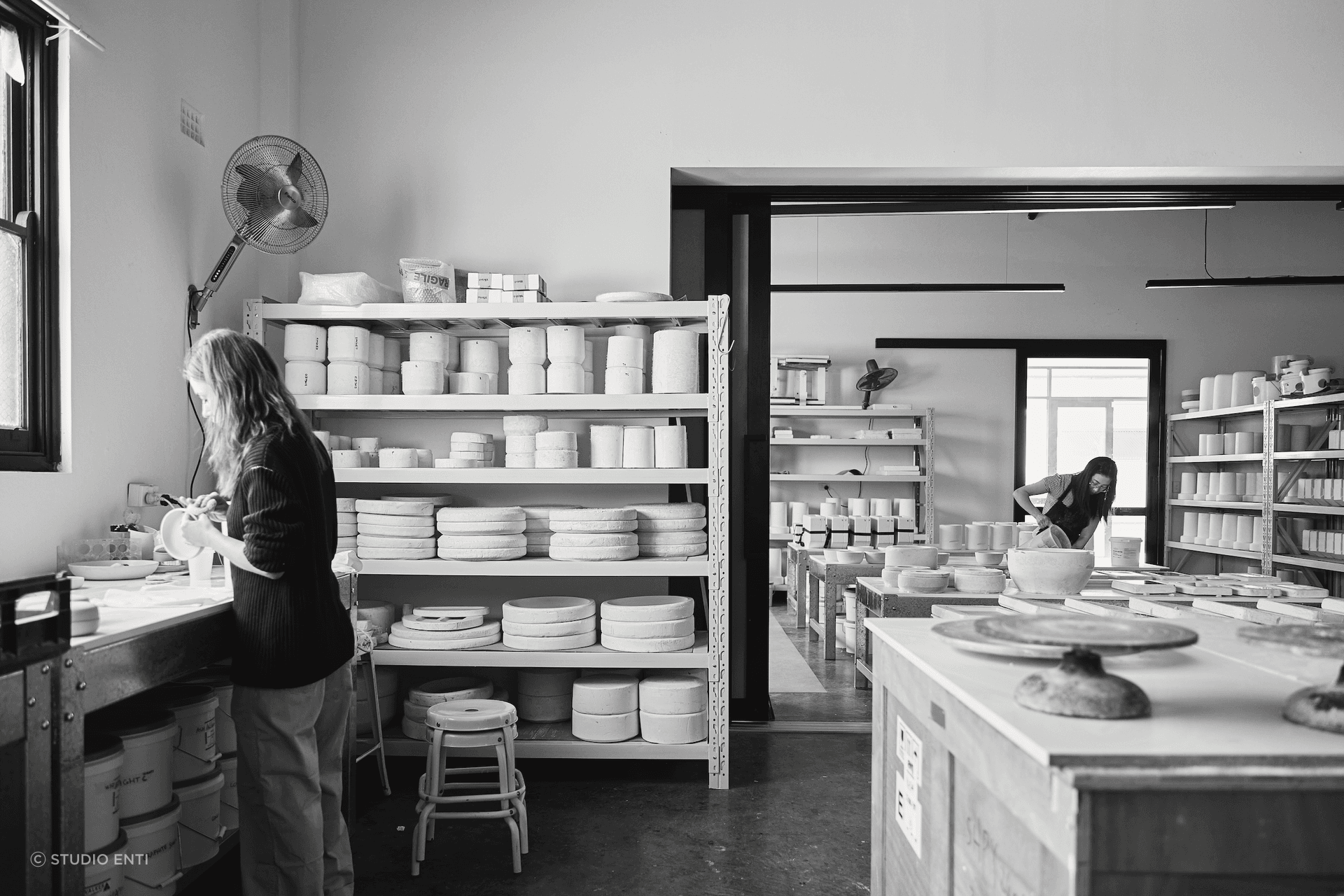 A small team of talented makers bring each piece to life, often made to order.