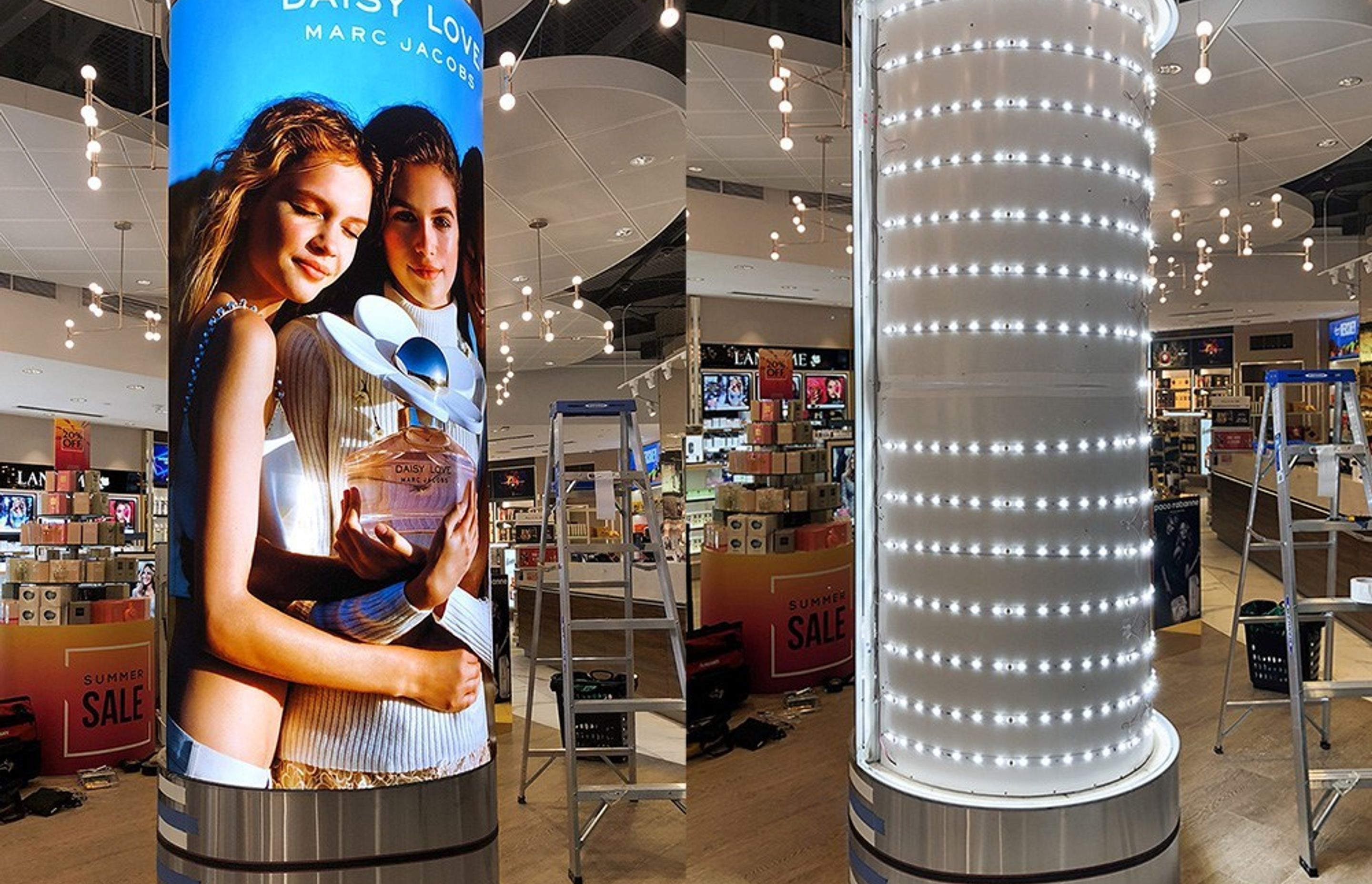 The Lucent system is ideal for marketing and advertising.