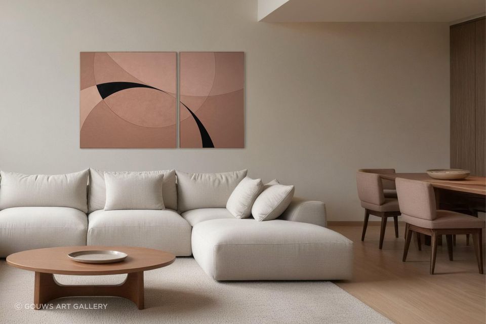 The production schedule for most bespoke artwork is 4-8 weeks. | Featured artwork: 'Finding Your Voice' by Sureen Gouws