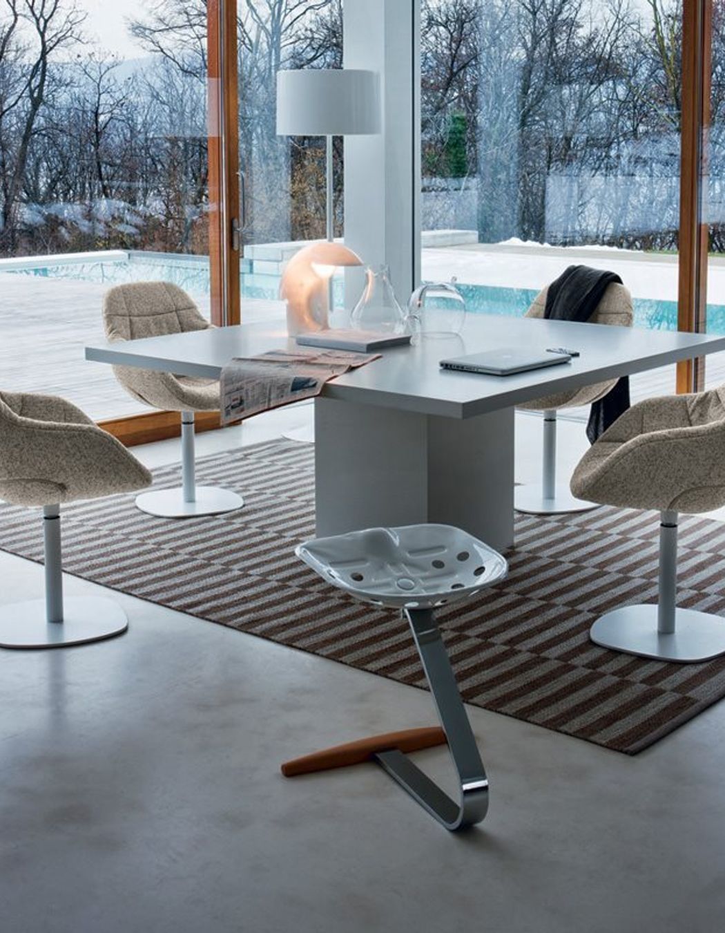 Zanotta Mezzadro stool by Achille Castiglioni 1957