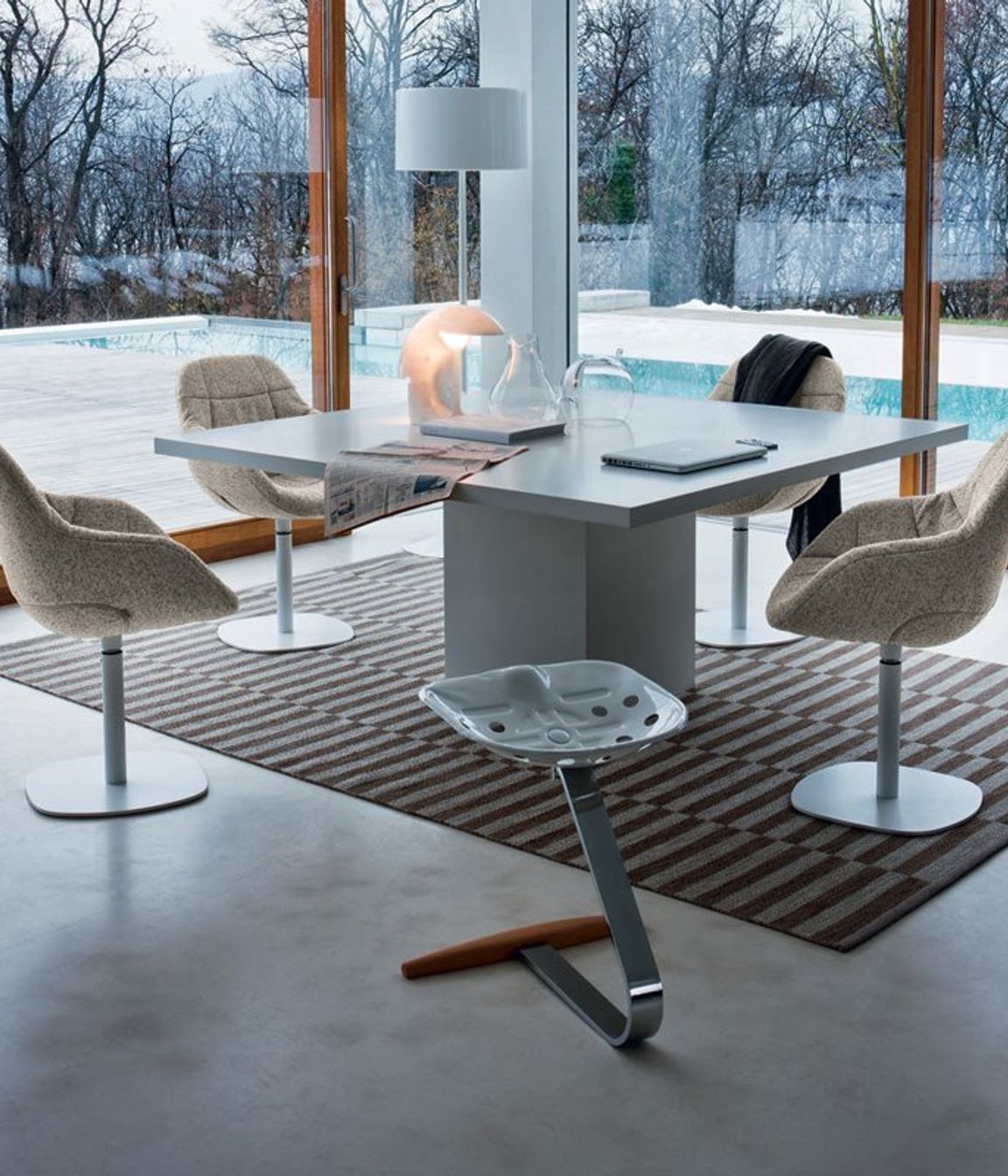 Zanotta Mezzadro stool by Achille Castiglioni 1957