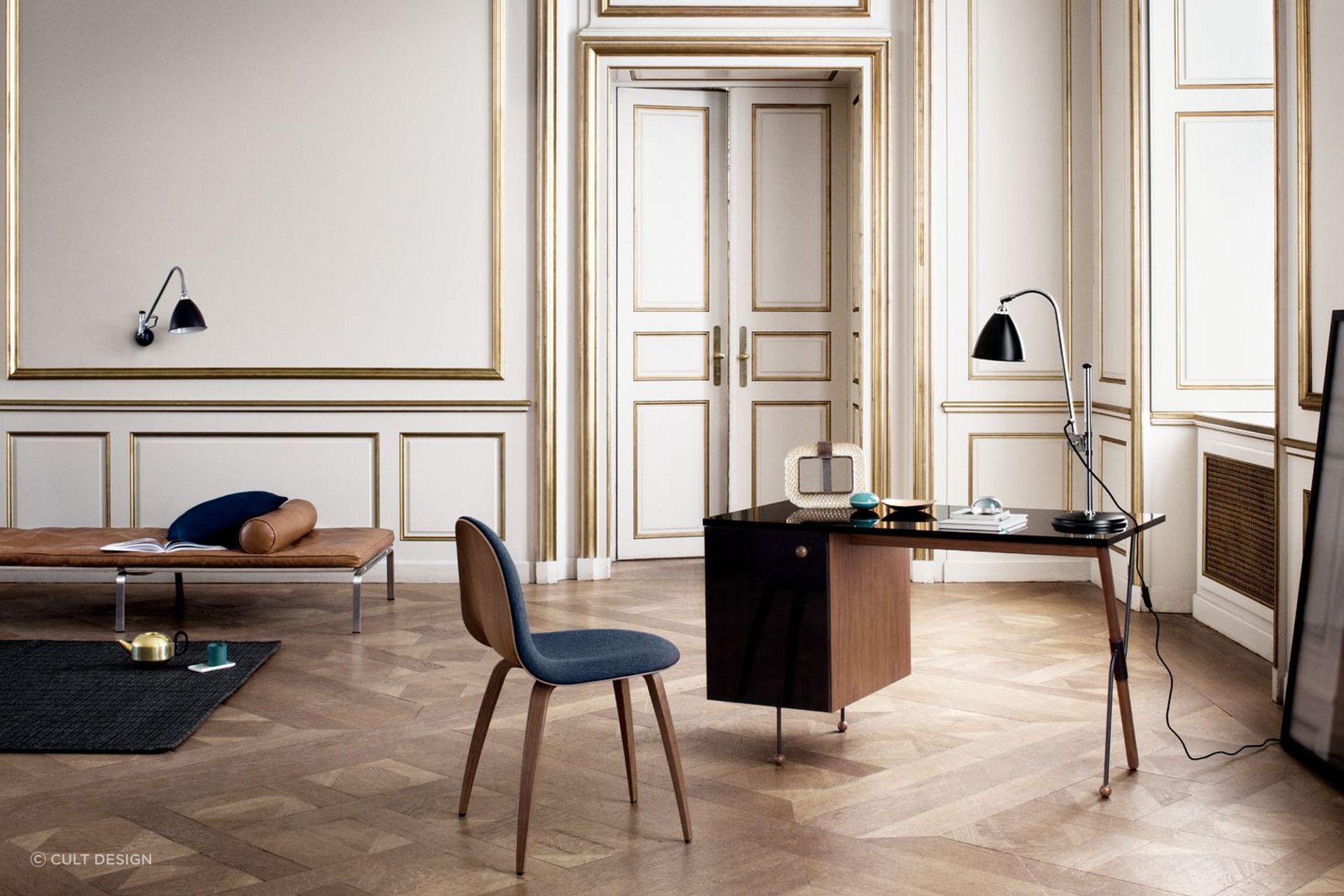 A choice like the BL1 Table Lamp by Bestlite from Cult Design works in both form and function.