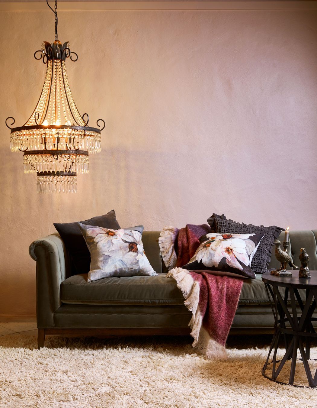 Diana 6 Light Cut Glass Chandelier by French Country Collections