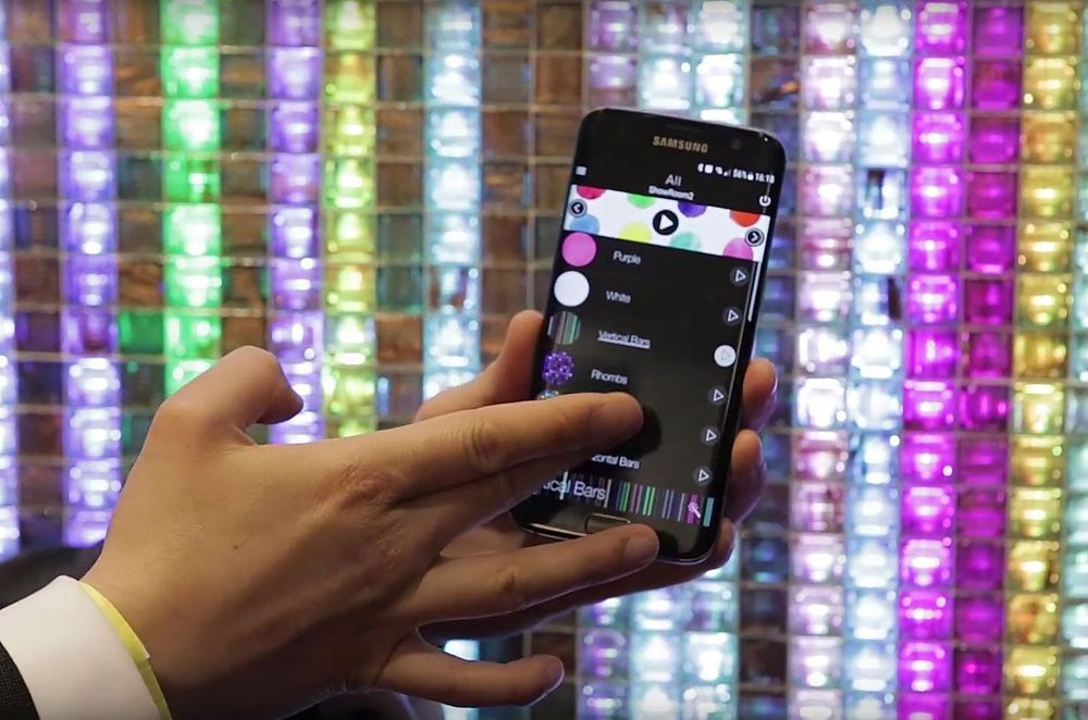 Volatiles Interactive LED Light controlled via app from Hunza Lighting