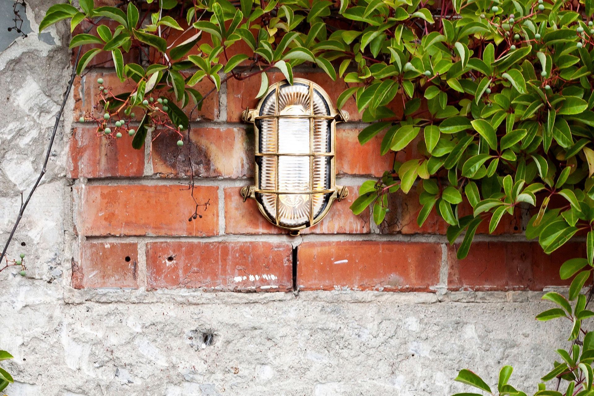 Waffle Marina Outdoor Wall Light from Hunza Lighting