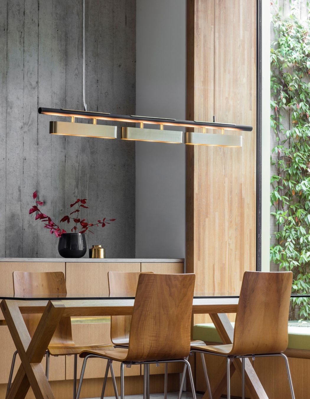 Colt Triple Pendant Light by Bert Frank from LightCo
