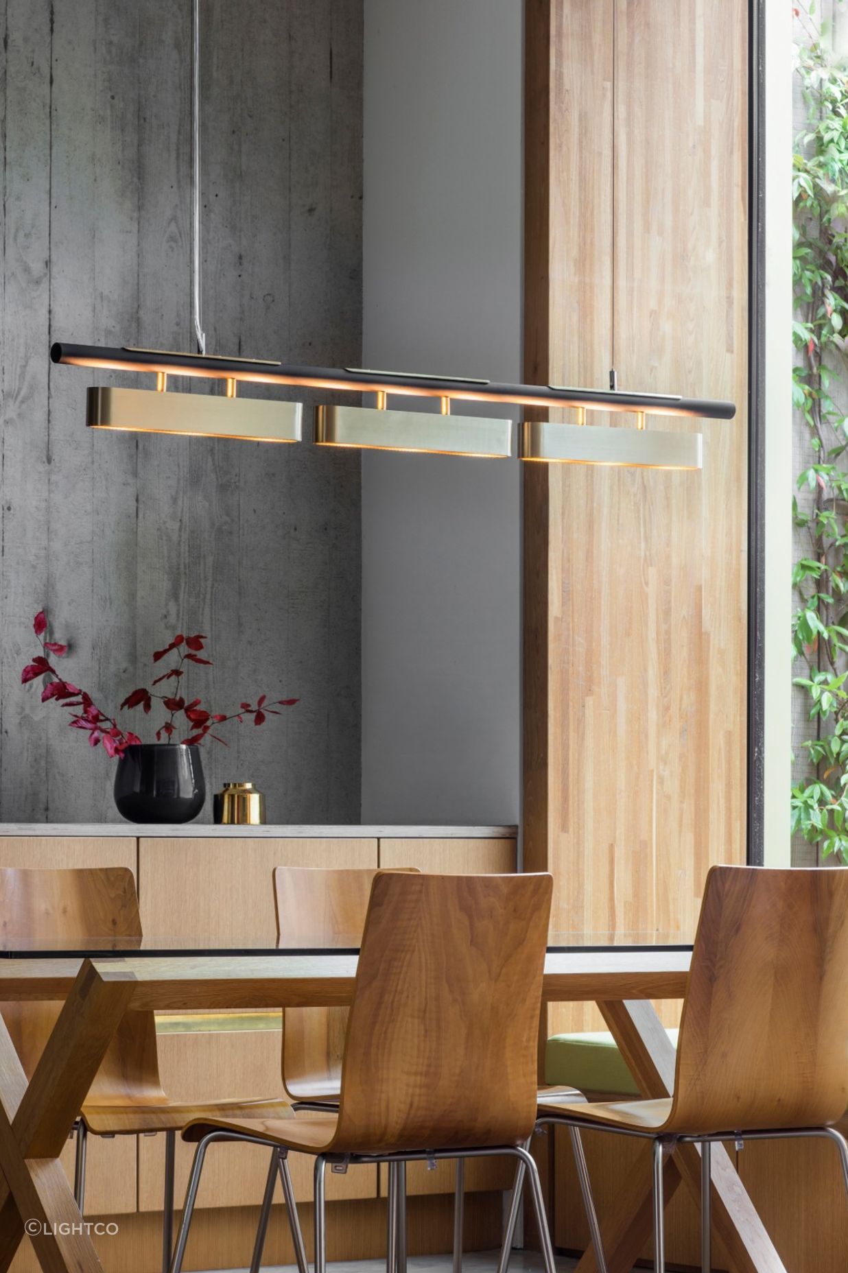 Colt Triple Pendant Light by Bert Frank from LightCo