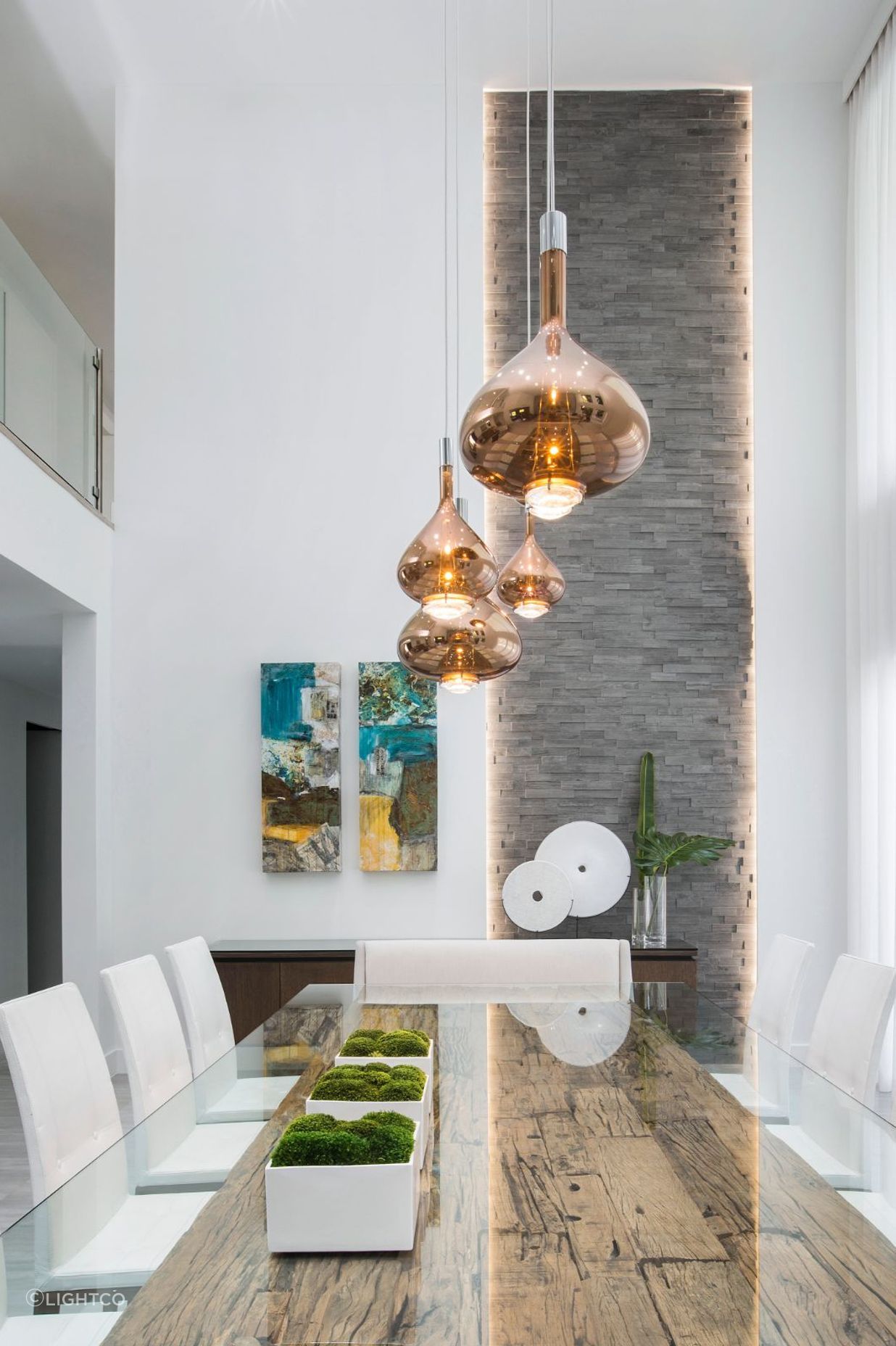 Sky-Fall Pendant Light by Lodes with LED technology