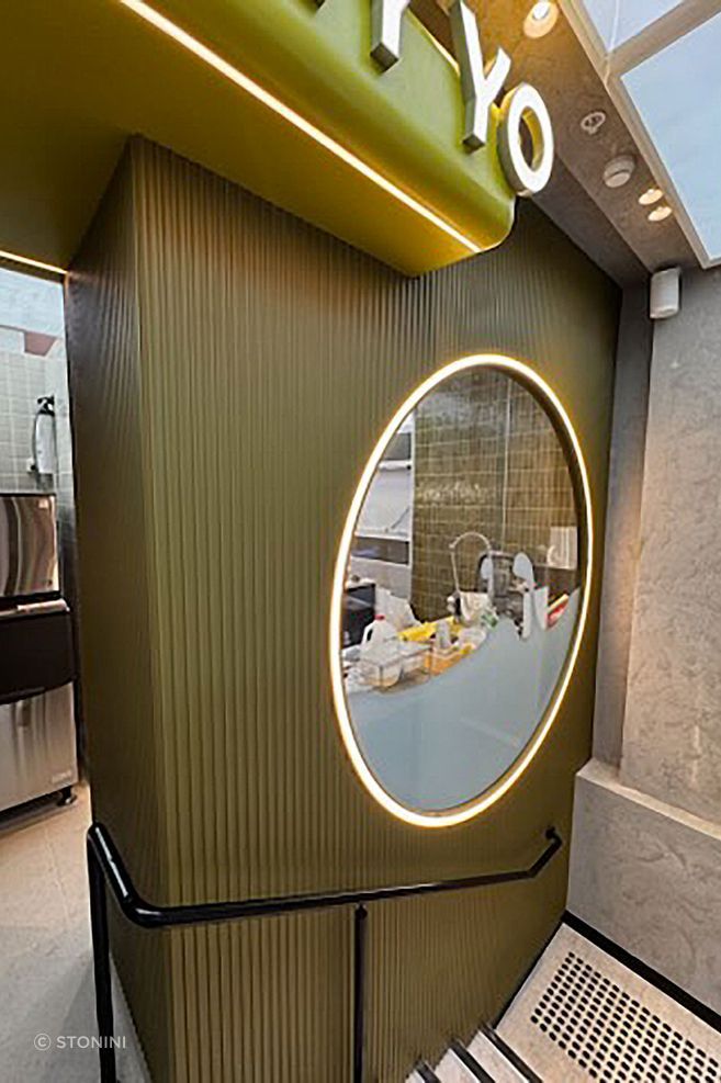 Stonini “Concavo” panels 2700/600 mm