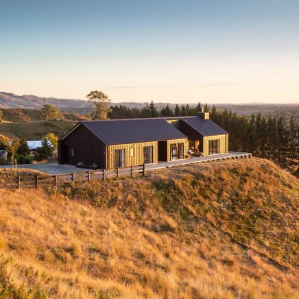 A rustic board and batten system designed for New Zealand homes