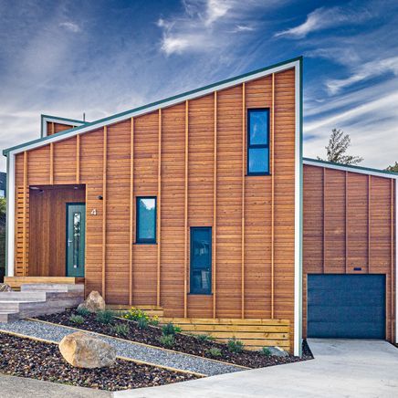 A daring alpine home spanning seven levels on a tiny section