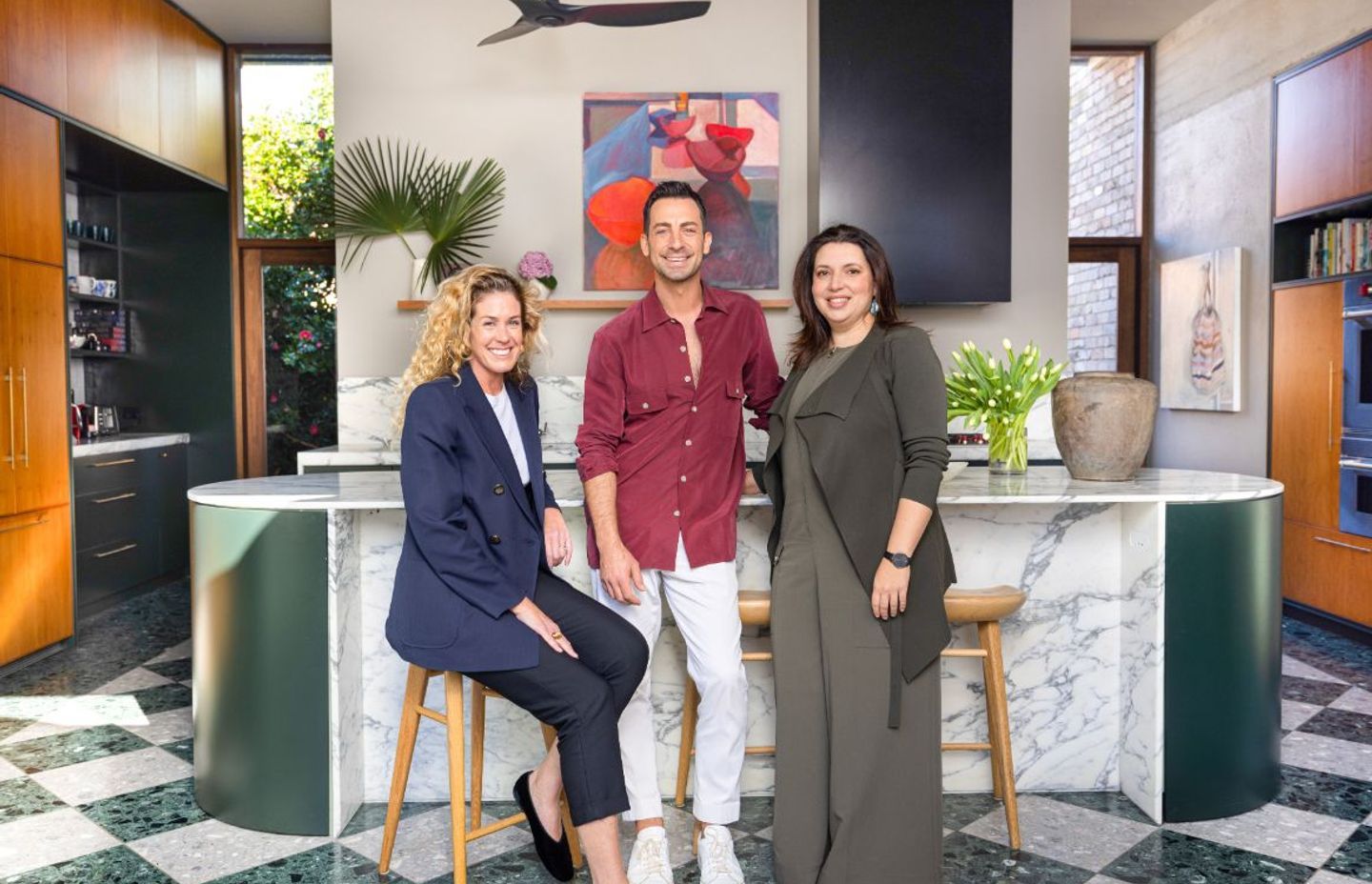 Steve Cordony on the set of Let's Talk Interiors with Arent&Pyke | Photography by Good One Agency