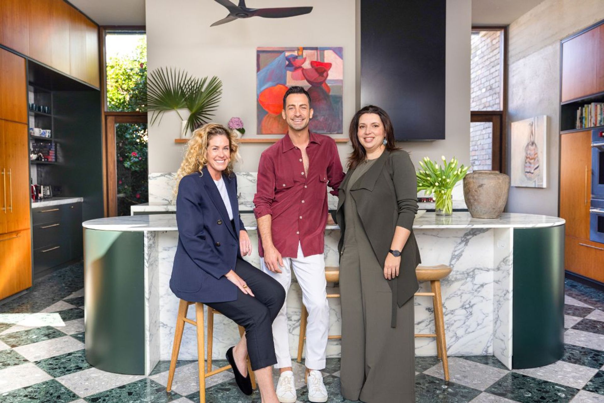 Steve Cordony on the set of Let's Talk Interiors with Arent&Pyke | Photography by Good One Agency