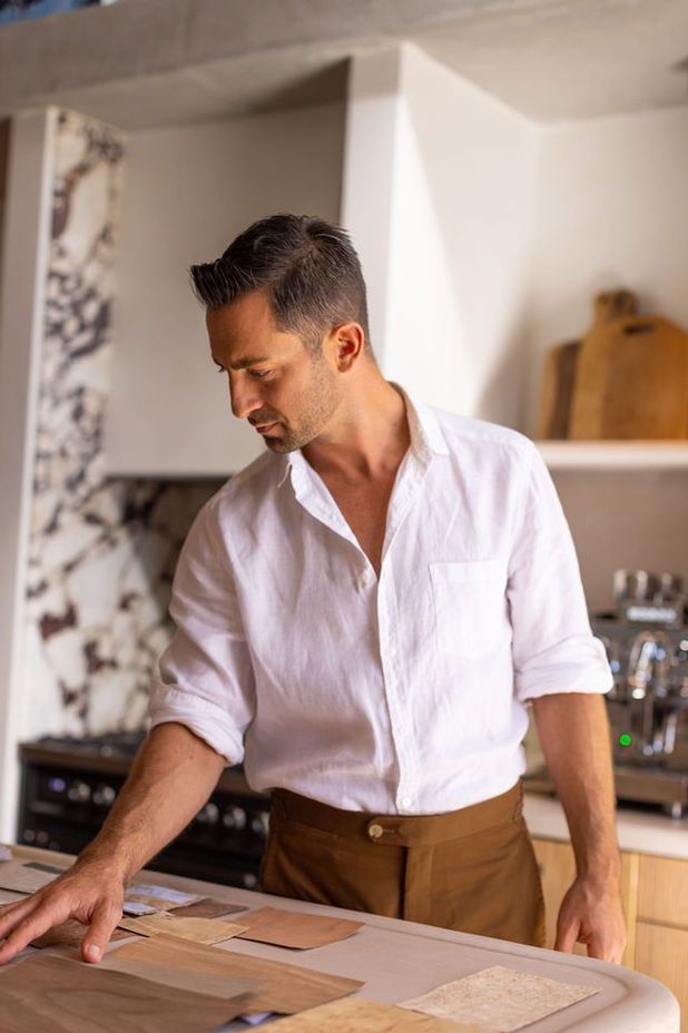 Steve Cordony on the set of Let's Talk Interiors | Photography by Good One Agency