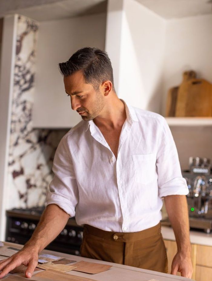 Steve Cordony on the set of Let's Talk Interiors | Photography by Good One Agency
