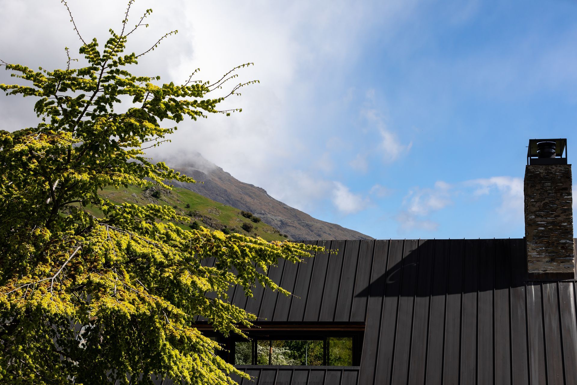 The primary goal of the brief was to integrate the building seamlessly into its picturesque surroundings.