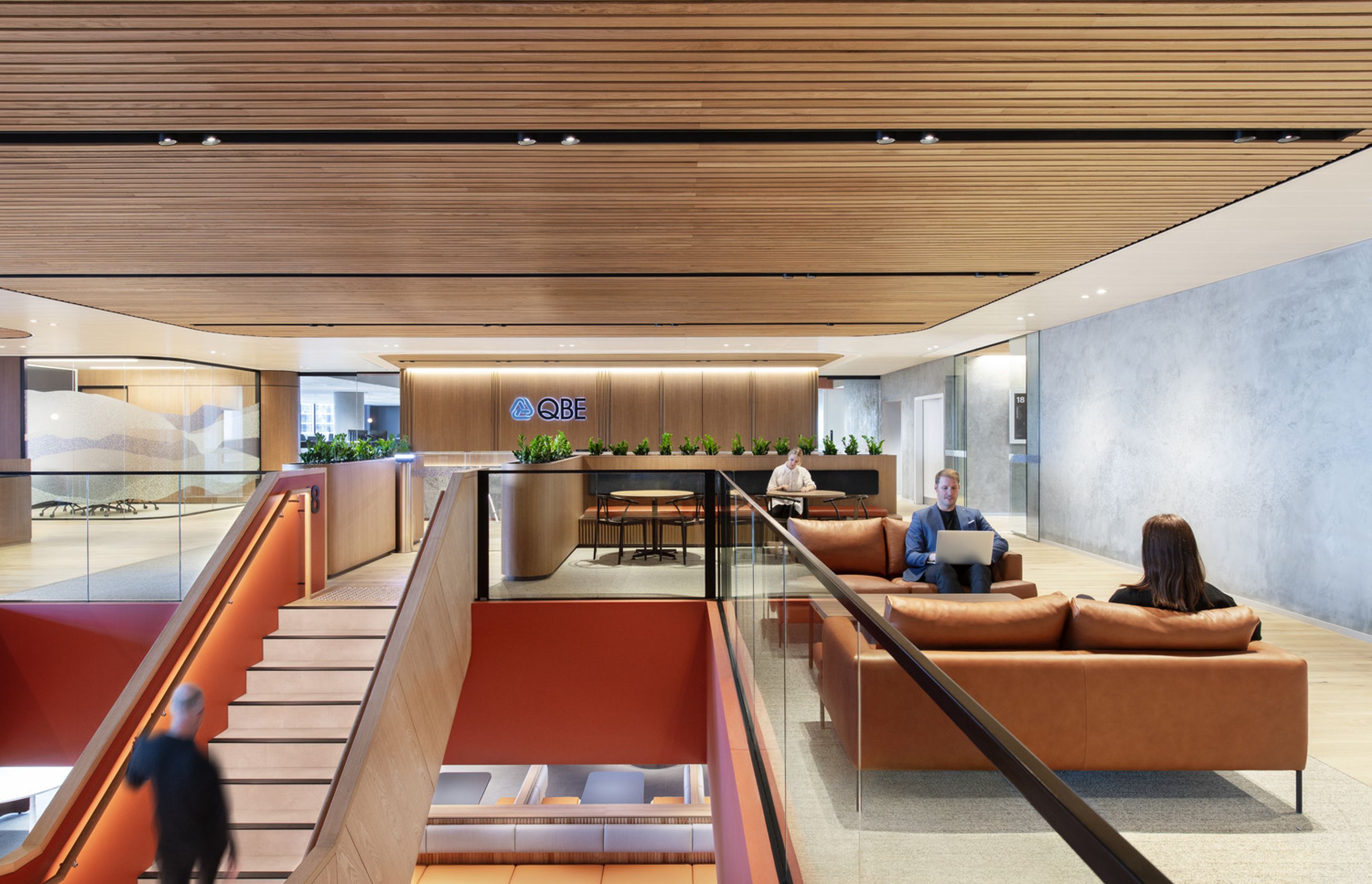 New High-Tech, Sustainable QBE Offices Back Hybrid Work